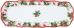 Easy Life Nuova R2S Porcelántálca 37x14cm, dobozban, Christmas Berries