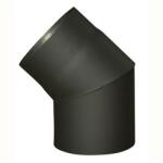 Eurometal Füstcsőkönyök 120 mm/45°, 1, 5 mm, fekete (MA654086)