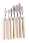 Nut 7 részes rozsdamentes acél festő spatula lapát, festék eldolgozó eszköz (5995206007449)