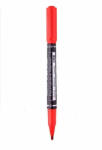 Kissbuty Tartós vízálló olajos festék toll, kéthegyű, 1 db, piros színű (5995206005827)