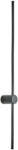 Italux Aplica perete moderna neagra din metal liniara Vincent h90 (WL-73526-90-4K-BL)