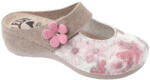 LEDI Anatomic LEDI Női szobai zárt papucs 431/AKV, akvarel virágmintás, meleg filc, tépőzáras (ORH271984)