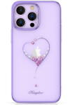 Kingxbar Husa Kingxbar Wish Series case for iPhone 14 Pro decorated with crystals purple - vexio