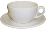 Nuova Point Palermo Cappuccino csésze + csészealj 200 ml, fehér
