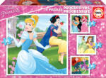 Educa Puzzle Prinţese Disney Educa progresiv 12-16-20-25 de piese (EDU17166) Puzzle