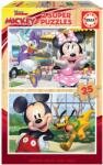 Educa Puzzle din lemn Mickey&Friends Educa 2x25 piese (EDU18876) Puzzle