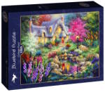 Bluebird Puzzle 1000 db-os puzzle - Cottage Pond (90351) (90351)
