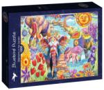 Bluebird Puzzle 1000 db-os puzzle - Elephants in the Garden (90367) (90367)