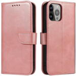 Hurtel Husa Wallet Case with Stand for iPhone 15 Pro Max Magnet Case - Pink - pcone