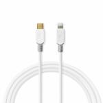 Nedis Apple Lightning - USB-C kábel - 1 m - Fehér (CCBW39650WT10)