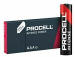 Duracell Mikro elem ipari 1.5V alkáli-mangán LR03 Micro(AAA/R03) MN2400 Procell Intense DURACELL - AAAPROIP10 (AAAPROIP10)