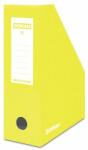 DONAU Suport documente vertical, A4, 10 cm, carton laminat, galben, DONAU (DN-7648101-11FSC)
