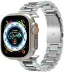 Spigen Metal Fit 316L Apple Watch 49mm/8/7 45mm fém szíj, tokkal, ezüst (AMP06356)