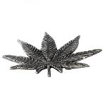  Suport betisoare parfumate metalic Leaf Silver