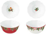 Easy Life Nuova R2S Porcelán tálkaszett 2 db-os, 14x6cm, dobozban, Christmas Berries