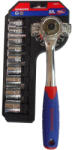 WorkPro Set cheie clichet cu actionare dubla si capete tubulare Workpro W003014, 10 piese (HGSW003014)