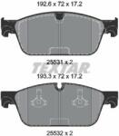 TEXTAR set placute frana, frana disc TEXTAR Q+ 2553103 (2553103)