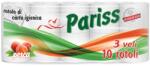 Pariss Hartie igienica Pariss, 3 straturi, miros piersica, 10 role set (6422138027140)