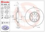 BREMBO Disc frana BREMBO 09. A430.11 - piesa-auto