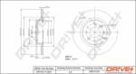 Dr! ve+ Disc frana Dr! ve+ DP1010.11. 0261 (DP1010.11.0261) - automobilus
