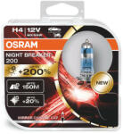 OSRAM NIGHT BRAKER H4 +200% (2 db / doboz)
