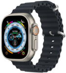 Dux Ducis Strap Watch Strap 8 / 7 / 6 / 5 / 4 / 3 / 2 / SE (41 / 40 / 38mm) Silicone Band Bracelet Gray (OceanWave Version)