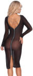 Cottelli Collection Transparent Powernet Dress 2718480 Black L
