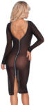 Cottelli Collection Transparent Powernet Dress 2718480 Black M