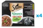 Sheba 32x85g Nature's Collection Vegyes ízek mártásban csirkével, pirospaprikával díszítve, lazaccal, borsóval díszítve