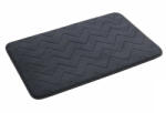  Sapho Gedy Mousse fürdőszobai textil kilépőszőnyeg 50x80 cm, antracit 96MS508085 (96MS508085)