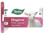 Tento Toalettpapír, 3 rétegű, kistekercses, 16 tekercs, TENTO "Ellegance Pink Decor", fehér (KHH757) - bestoffice