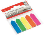 A-series Jelölőcímke 12x44mm, 5x25lap, nyíl, műanyag A-series kék, zöld, sárga, pink, narancssárga (AS0898) - iroszer24