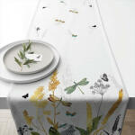 Ambiente Ornamental Flowers White asztali futó 40x150cm, 100% pamut