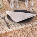 Mapelor Újrahasznosított textúrált szalvéta 40x40 cm 50 lap/csomag - natúr barna