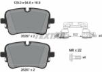 TEXTAR set placute frana, frana disc TEXTAR Q+ 2626701 (2626701)