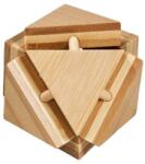 Fridolin Joc logic IQ din lemn bambus Triangleblock (Fr_17155) - orasuljucariilor