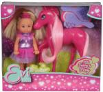 Simba Toys Papusa Simba Evi Love Fairy 12 cm cu ponei Pony si accesorii (S105738667)