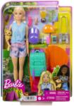 BARBIE - Travel Barbie Camping Barbie Malibu Cu Accesorii (mthdf73) Papusa