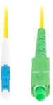 Lanberg optikai patch kábel SM LC/UPC-SC/APC simplex 3m LSZH G657A1 átmérő 3mm, sárga színű (FO-LUSA-SS11-0030-YE)