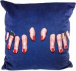 Seletti Dekoratív párna TOILETPAPER FINGERS 50 x 50 cm, kék, Seletti (SLT02311)