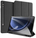 Dux Ducis DOMO Series Luxury Smart Wake Sleep PU+TPU Trifold állványos fliptok, védőtok Samsung X510, X516 Galaxy Tab S9 FE, fekete