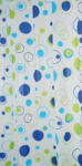 SAPHO zuhanyfüggöny 180x200 cm, fehér mintával ZV027 (ZV027)