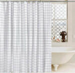 SAPHO zuhanyfüggöny 180x180 cm, fehér mintával ZV022 (ZV022)