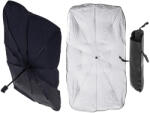 AVEX Parasolar Auto tip umbrela pentru parbriz, dimensiune 65 x 110 cm, culoare neagra (AVX-KX5286_1) - roveli