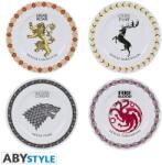 ABYstyle porcelán tányér szett Game of Thrones Houses (4 db) (ABYTAB008)
