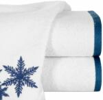 Eurofirany Carol hímzett karácsonyi törölköző Fehér 70x140 cm