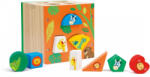 Sevi Wood Eco Smart - válogató kocka 15db - babycenter-siofok