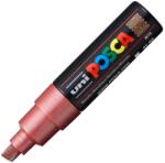 uni Marker UNI PC-8K Posca 8 mm, varf tesit, rosu metalizat (M658)