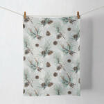 Ambiente Pine Cone All Over konyharuha 50x70cm, 100% pamut