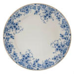 Clayre & Eef Porcelántányér 26cm, White Blue Flowers